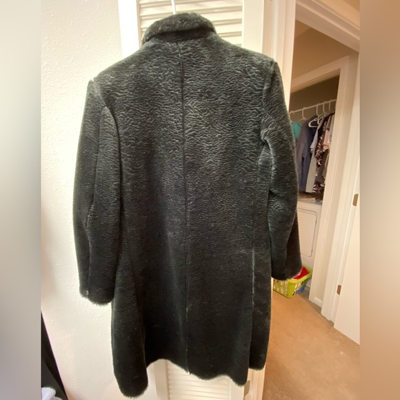 🖤Express • VINTAGE • black faux fur coat • M • EUC - Picture 2 of 7
